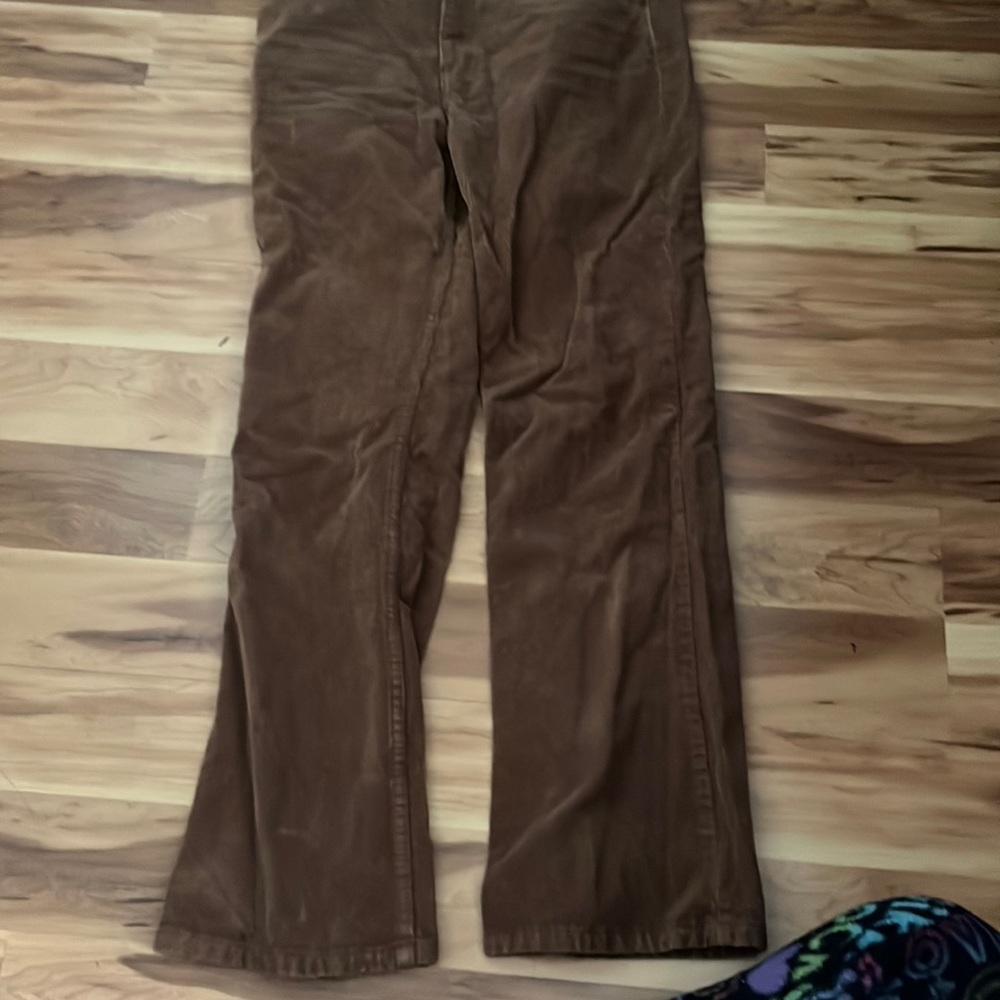 Brandy melvillie corduroy brown low rise pants